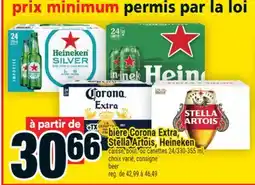 Super C bière Corona Extra, Stella Artois, Heineken | beer offer