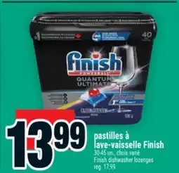 Super C pastilles à lave-vaisselle Finish | Finish dishwasher lozenges offer