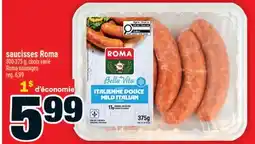 Super C saucisses Roma | Roma sausages offer