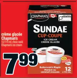 Super C crème glacée Chapman's | Chapman's ice cream offer