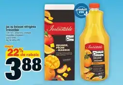 Super C jus ou boisson réfrigérée Irrésistible | Irrésistible refrigareted juice or drink offer