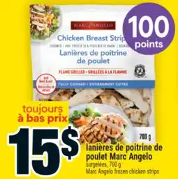 Super C lanières de poitrine de poulet Marc Angelo | Marc Angelo frozen chicken strips offer