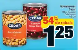 Super C légumineuses Cedar | Cedar legumes offer