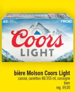Super C bière Molson Coors Light | beer offer