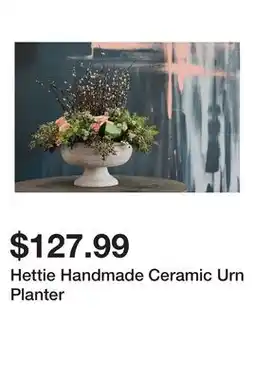Wayfair Hettie Handmade Ceramic Urn Planter offer