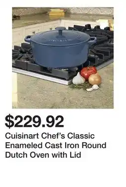 Wayfair Cuisinart Chef's Classic Enameled Cast Iron Round Dutch Oven with Lid offer