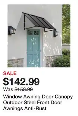 Wayfair Window Awning Door Canopy Outdoor Steel Front Door Awnings Anti-Rust offer