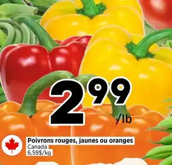 Val-Mont Poivrons rouges, jaunes ou oranges offer