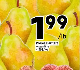 Val-Mont Poires Bartlett Argentine offer