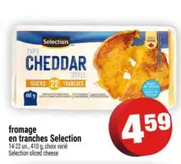 Super C FROMAGE EN TRANCHES SELECTION offer