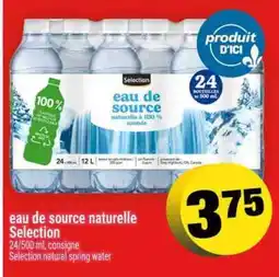Super C EAU DE SOURCE NATURELLE SELECTION offer