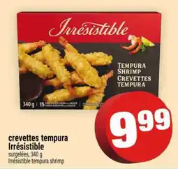Super C CREVETTES TEMPURA IRRÉSISTIBLE offer