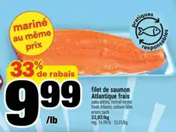 Super C FILET DE SAUMON ATLANTIQUE FRAIS offer