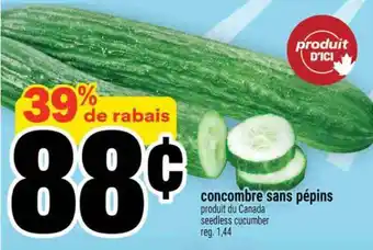 Super C CONCOMBRE SANS PÉPINS offer