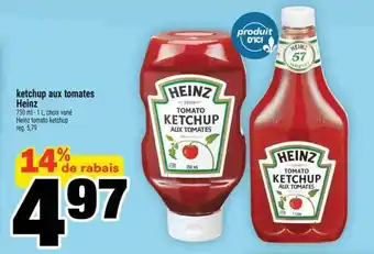 Super C Ketchup aux tomates Heinz offer