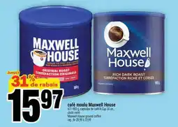 Super C Café Moulu Maxwell House offer