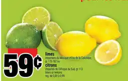Super C limes ou citrons offer