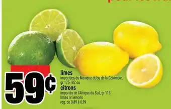 Super C limes ou citrons offer