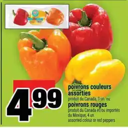 Super C poivrons couleurs assorties offer