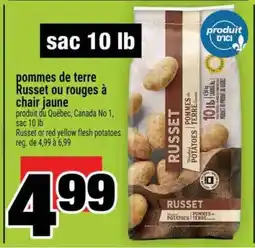 Super C pommes de terre Russet ou rouges à chair jaune offer