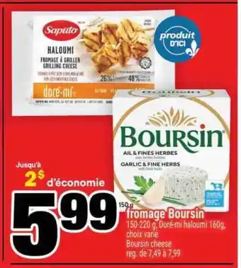 Super C FROMAGE BOURSIN offer