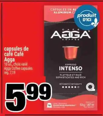 Super C capsules de café Café Agga offer