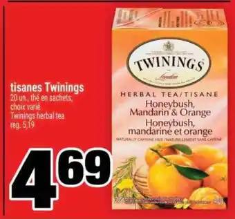 Super C TISANES TWININGS offer