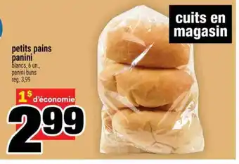 Super C PETITS PAINS PANINI offer