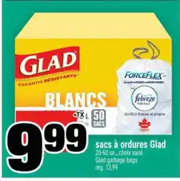 Super C sacs à ordures Glad offer