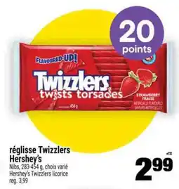 Super C RÉGLISSE TWIZZLERS HERSHEY'S offer