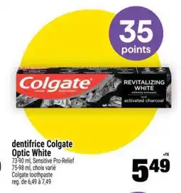 Super C dentifrice Colgate Optic White offer