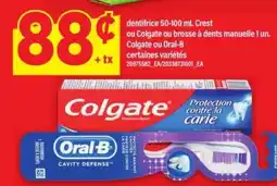Maxi Crest, Colgate ou Oral-B offer