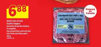 Maxi bœuf, porc et veau hachés maigres offer