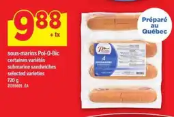 Maxi sous-marins Pol-O-Bic offer
