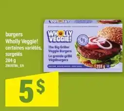 Maxi burgers Wholly Veggie! offer