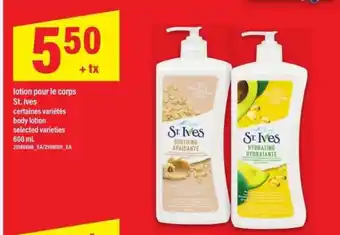 Maxi St. Ives Body Lotion offer