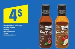 Maxi vinaigrettes J.L. Kraft Pure offer