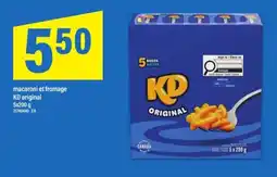 Maxi macaroni et fromage KD Original offer