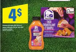 Maxi Taco Bell trousse de repas ou sauce crémeuse offer