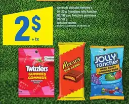 Maxi Twizzlers Gummies, Reese's Bar, Jolly Rancher offer