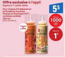 Maxi Tartinade au hummus Pressez et Garnissez PC offer