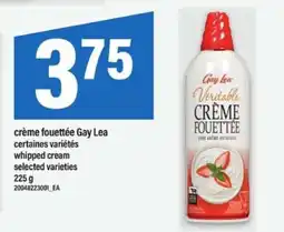 Maxi crème fouettée Gay Lea offer