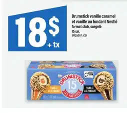 Maxi Drumstick vanille caramel et vanille au fondant Nestlé offer
