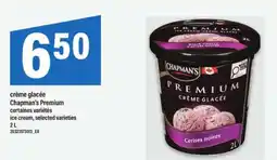 Maxi CHAPMAN'S Premium Ice Cream offer