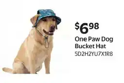 Walmart One Paw Dog Bucket Hat offer