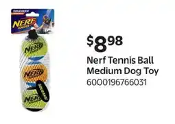 Walmart Nerf Tennis Ball Medium Dog Toy offer