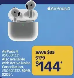 Walmart Apple AirPods 4 offer