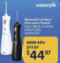 Walmart Waterpik Cordless Plus water flosser offer