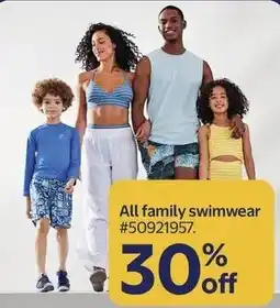 Walmart All family All family swimwear #50921957. offer