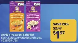 Walmart Annie's macaroni & cheese offer